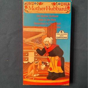Mother Hubbard, VHS, 4 animated color cartoons, Kids Klassic, Approx 30 minutes